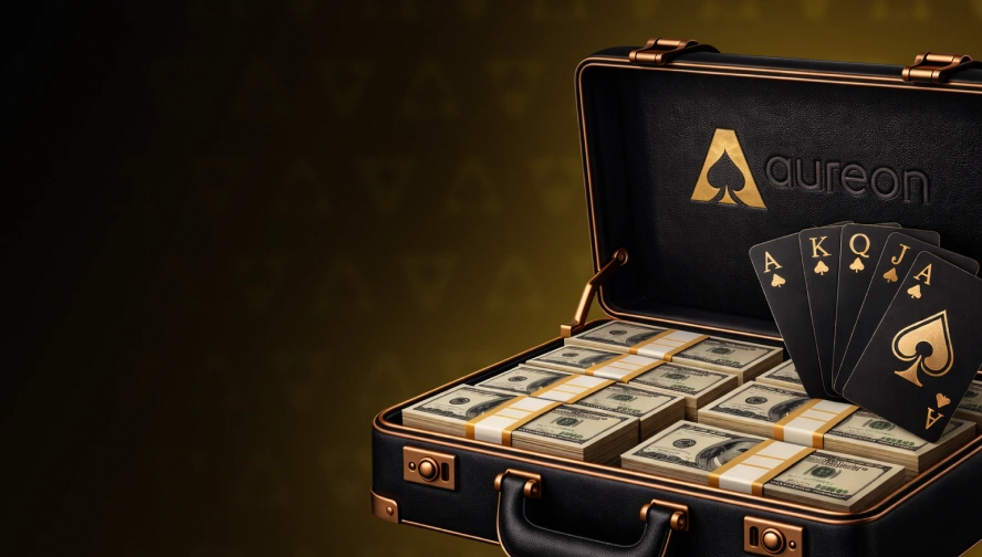 Aureon Casino welkomstpakket 300% tot 2250 euro plus 325 free spins